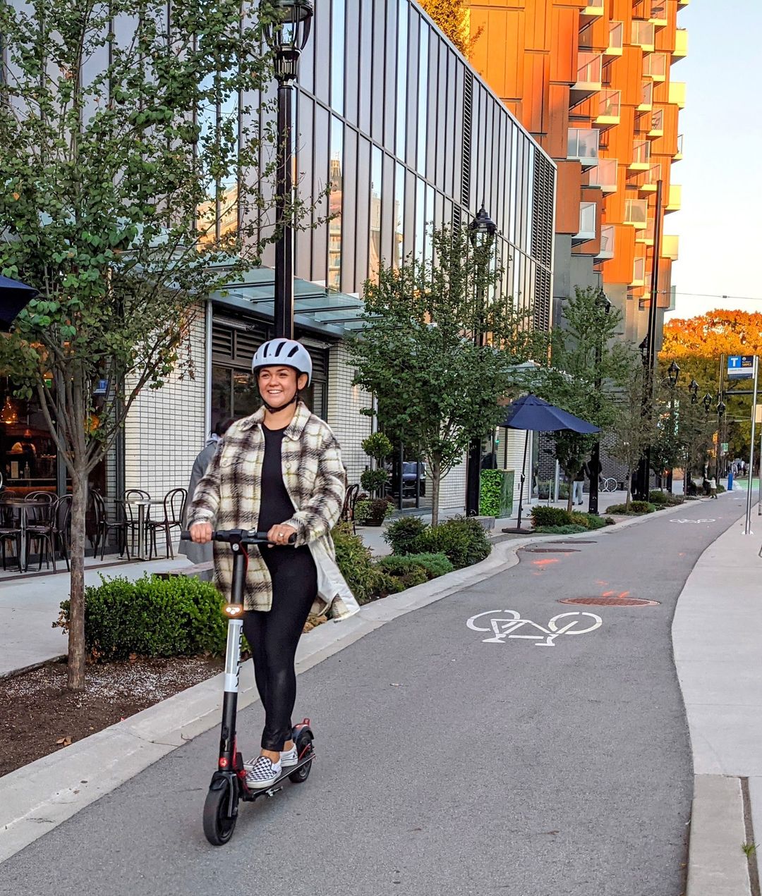 Bike lane, City of Vancouver